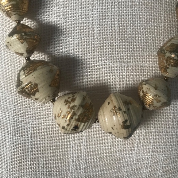 Teng Yuen Chunky Gold Patina BOHO graduated beads - Picture 4 of 5